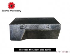 Increase 20 cm side teeth